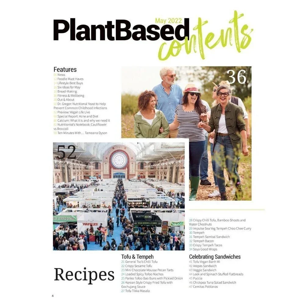 Plantbased Magazine from UK Retired Back Issue 52 Vegan Life Style May 2022